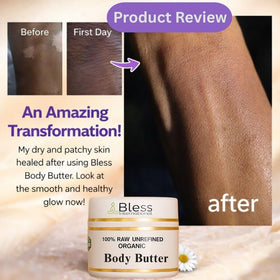 Bless International mixing shea butter in bowl for homemade balms and lotions benefit