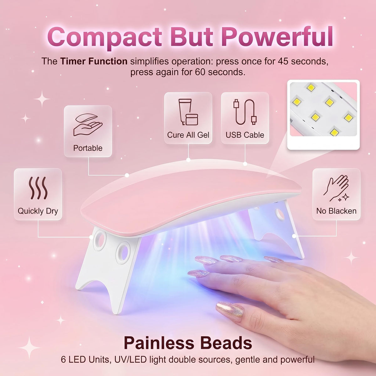 BLIFF professional brushes and manicure tools organized for easy use