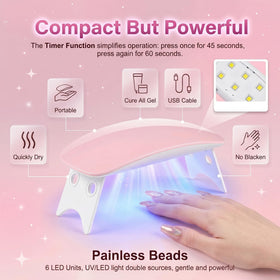 BLIFF professional brushes and manicure tools organized for easy use