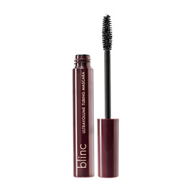 blinc front packaging showing mascara tube and branding, highlights long wear