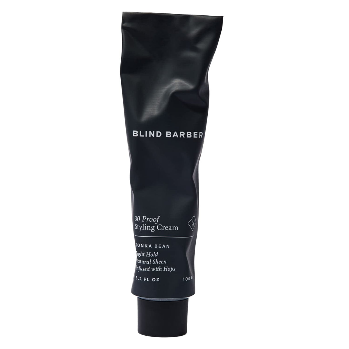 Blind Barber front packaging showing bottle and tonka scent benefit