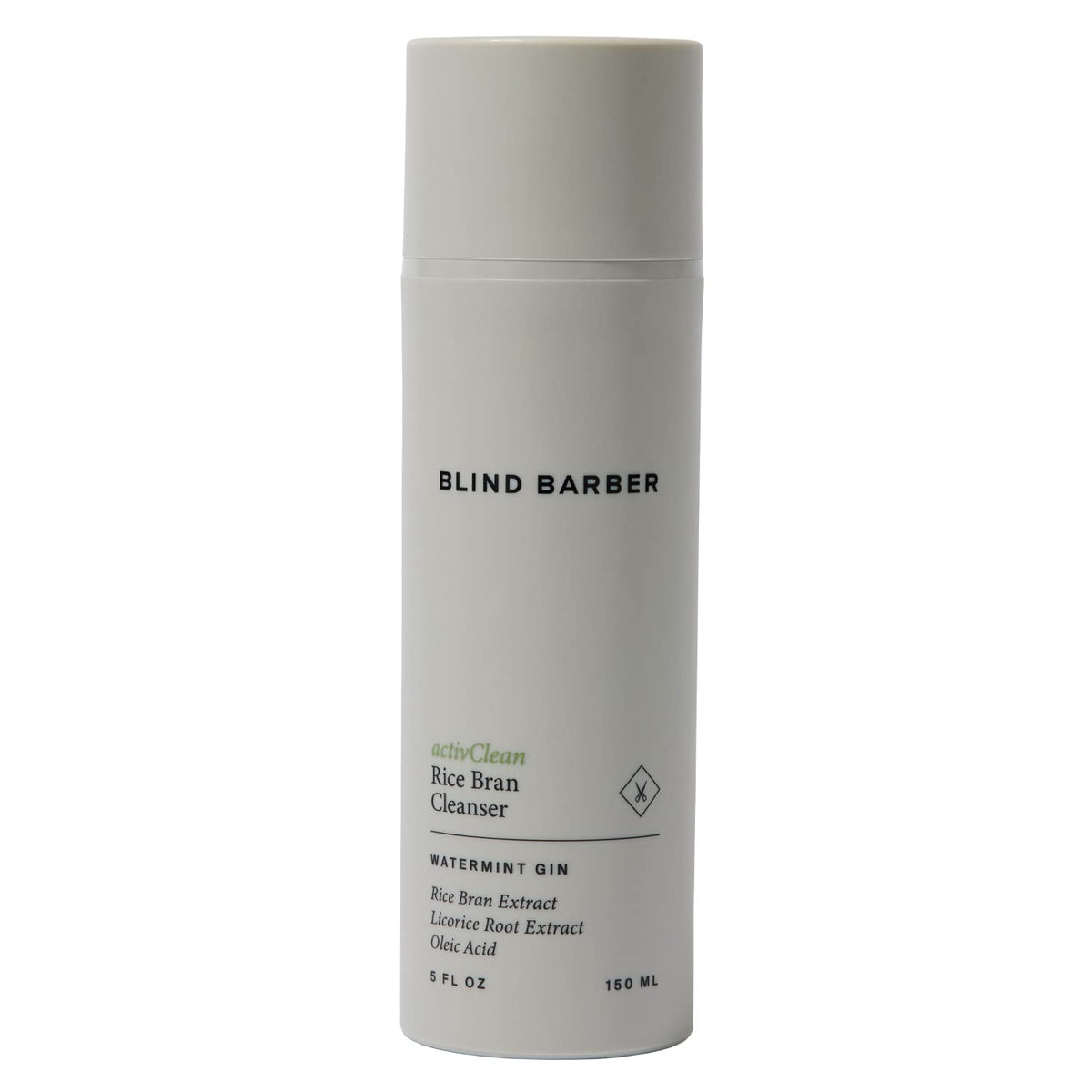 Blind Barber bottle front packaging showing clean design and product name benefits