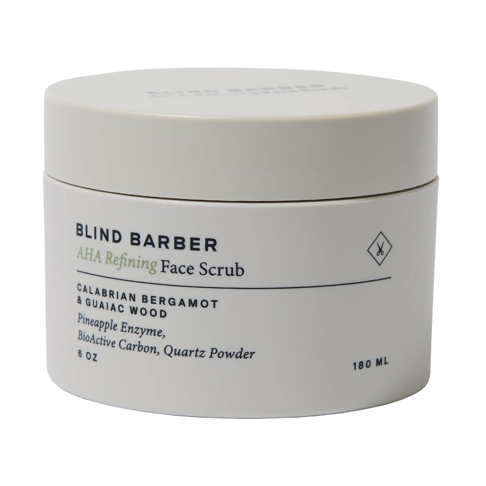 Blind Barber front packaging 6oz showing clean barber-tested formula benefits