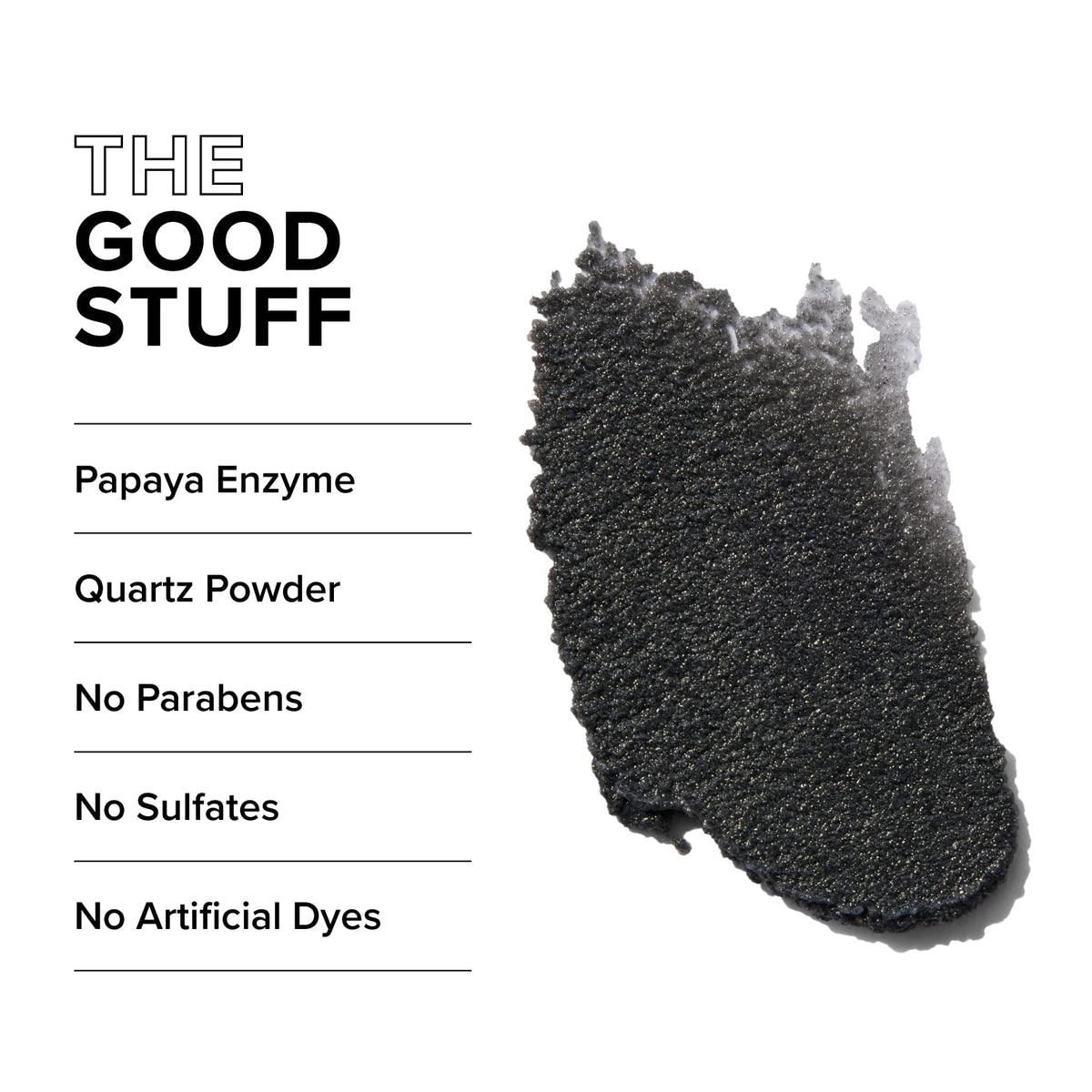 Blind Barber label detail focusing on ingredients and clean formulation benefit