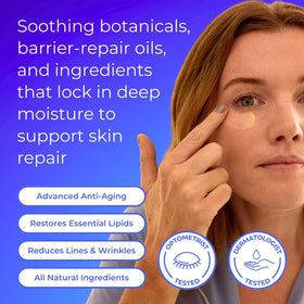 Blinkjoy texture close-up revealing smooth, nourishing balm texture
