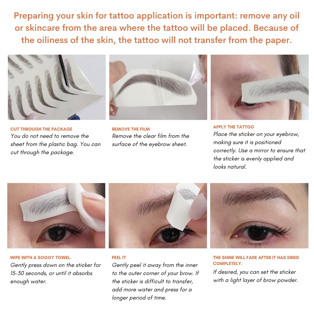 Bliss and Beyond USA after application showing natural-looking full brows