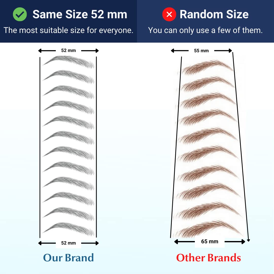 Bliss and Beyond USA applied on model for natural-looking eyebrow enhancement