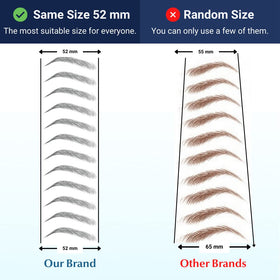 Bliss and Beyond USA applied on model for natural-looking eyebrow enhancement