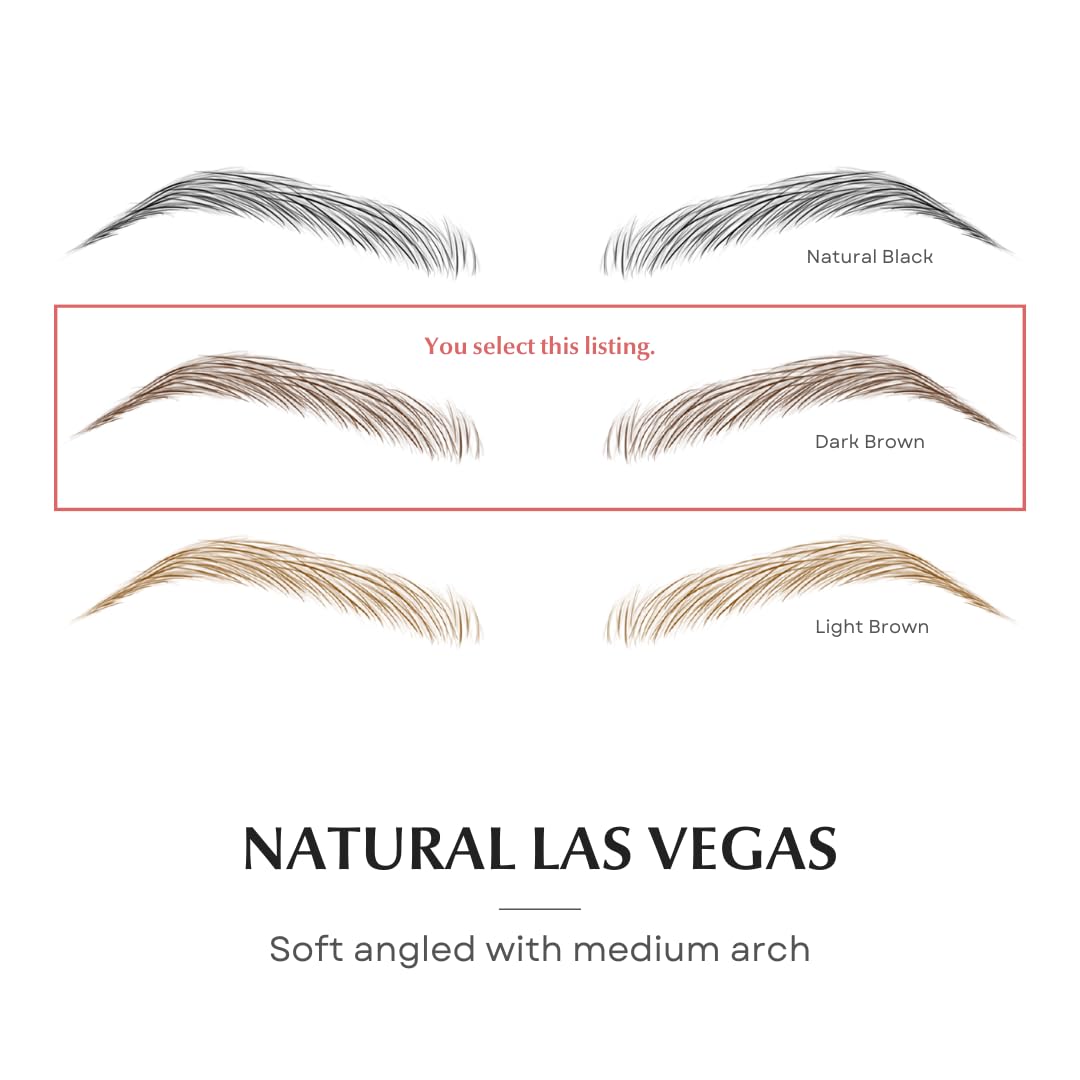 Bliss and Beyond USA sheet close-up with visible eyebrow pairs for easy selection