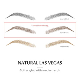 Bliss and Beyond USA sheet close-up with visible eyebrow pairs for easy selection