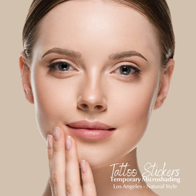 Bliss and Beyond USA eyebrow texture close-up showing matte finish for natural look
