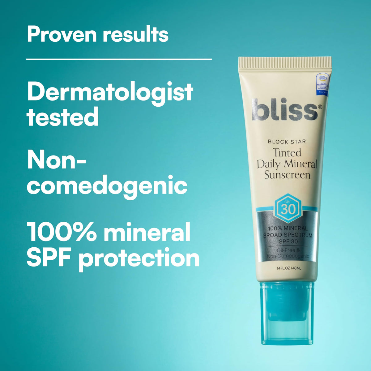 Bliss Block Star applied on hand to show blendability and buildable tint