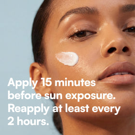 Bliss applied under foundation showing smoothing primer-like benefit