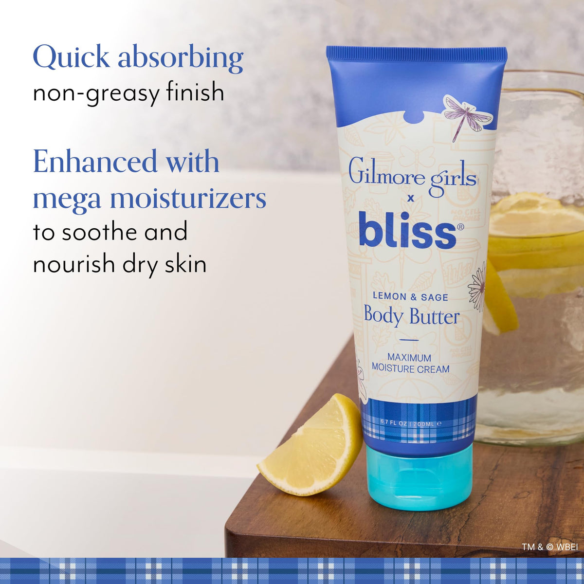Bliss open jar texture scoop highlighting creamy, fast-absorbing finish