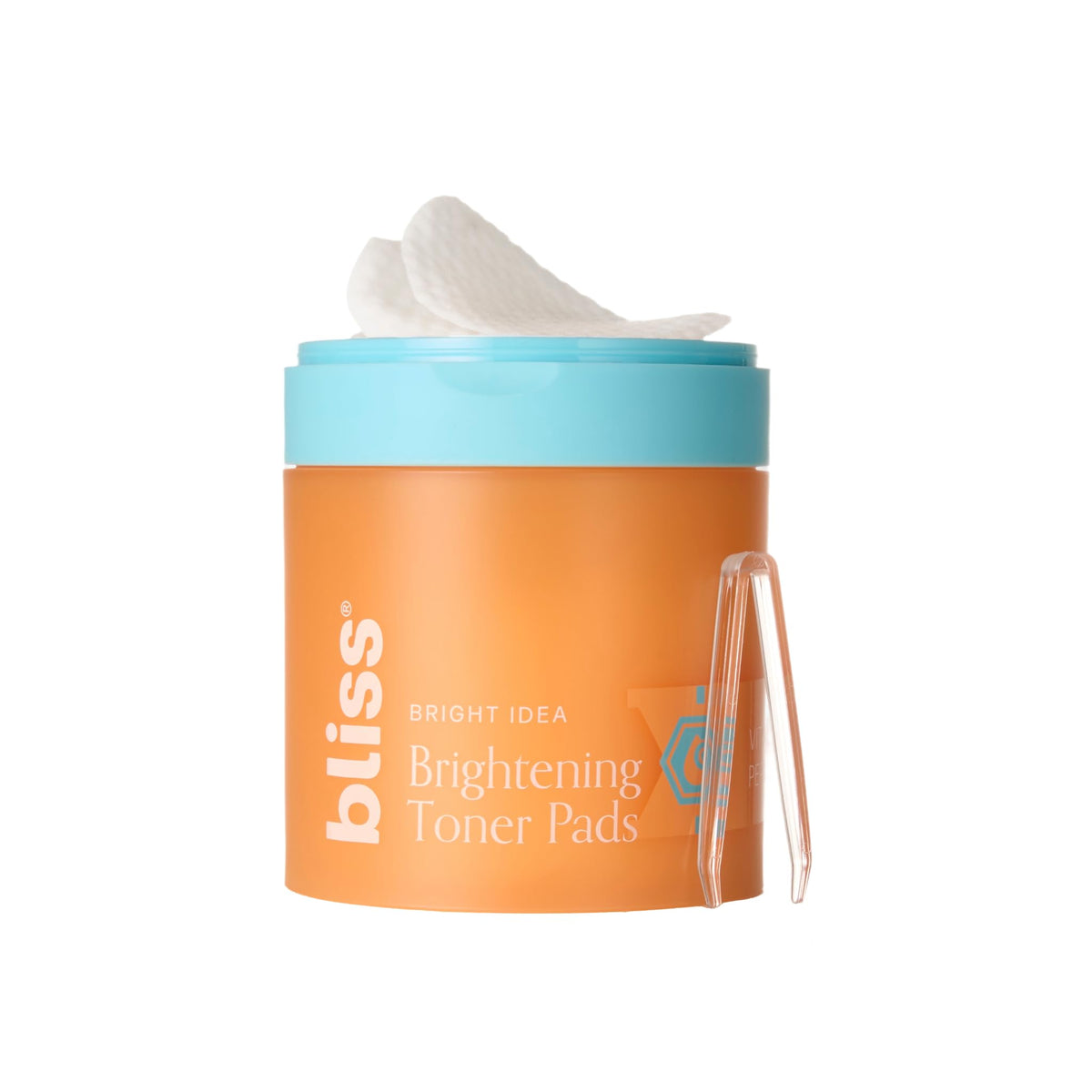 bliss lifestyle bathroom scene with pads in routine suggesting effortless daily use