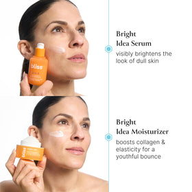 Bliss serum dropper dispensing texture for quick absorption and glow