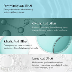 Bliss being applied during nighttime routine for overnight exfoliation