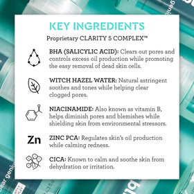 bliss application on cotton pad illustrating gentle leave-on treatment