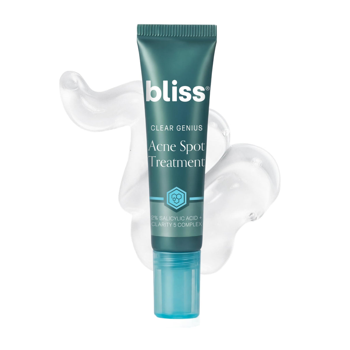 Bliss front packaging showing product name and 0.5 fl oz size, clear treatment benefit
