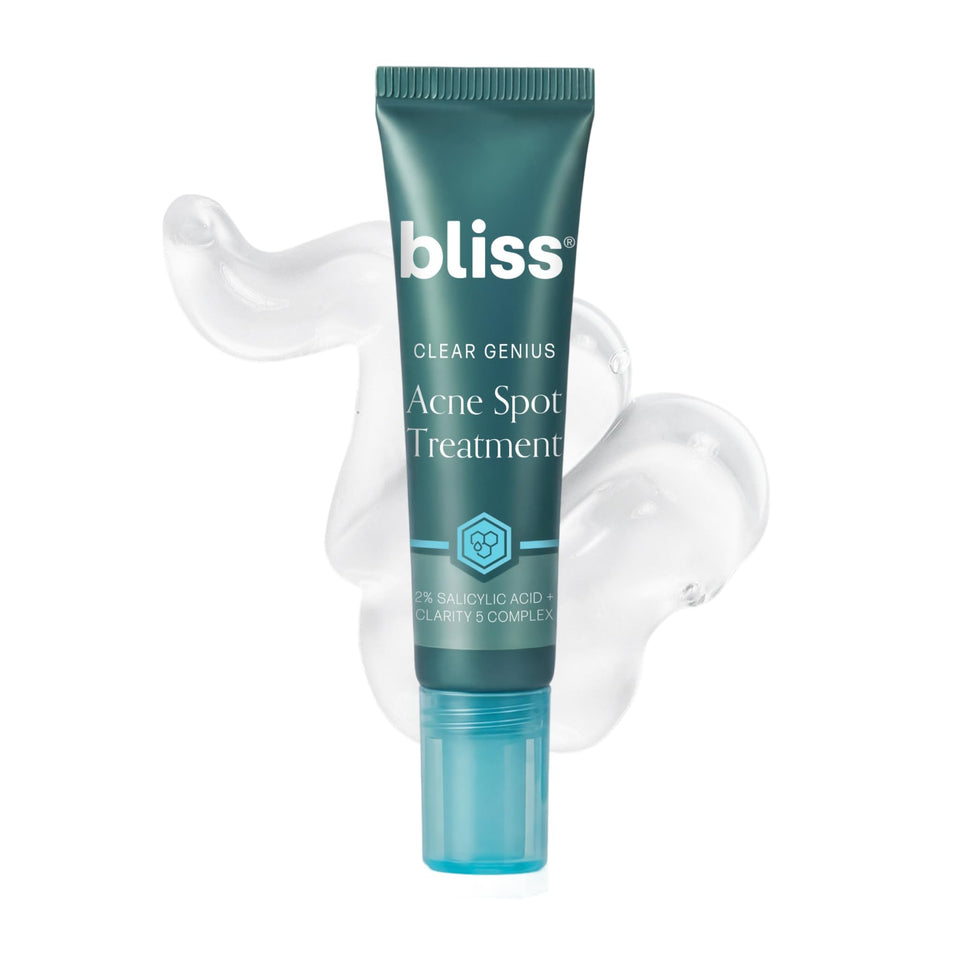 Bliss front packaging showing product name and 0.5 fl oz size, clear treatment benefit