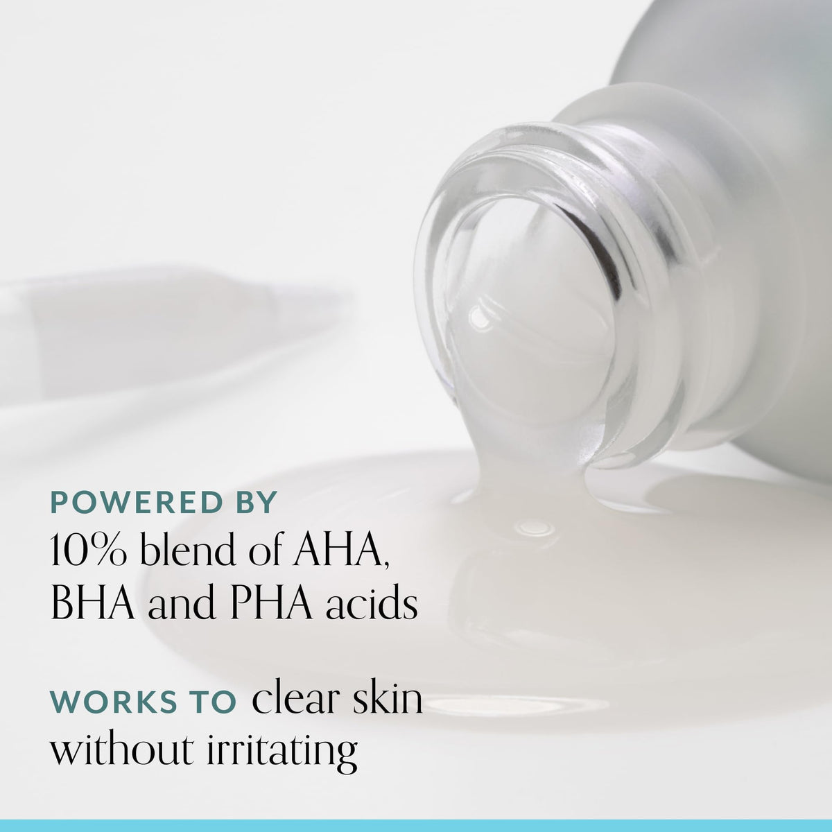Bliss label close-up highlighting key ingredients and clean formulation