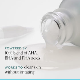 Bliss label close-up highlighting key ingredients and clean formulation