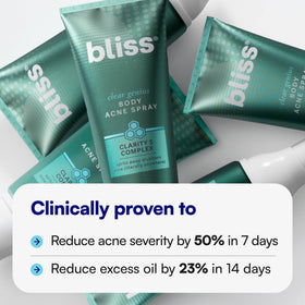 Bliss spray nozzle closeup highlighting 360-degree mist convenience