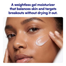 Bliss gel texture close-up highlighting lightweight, fast-absorbing feel