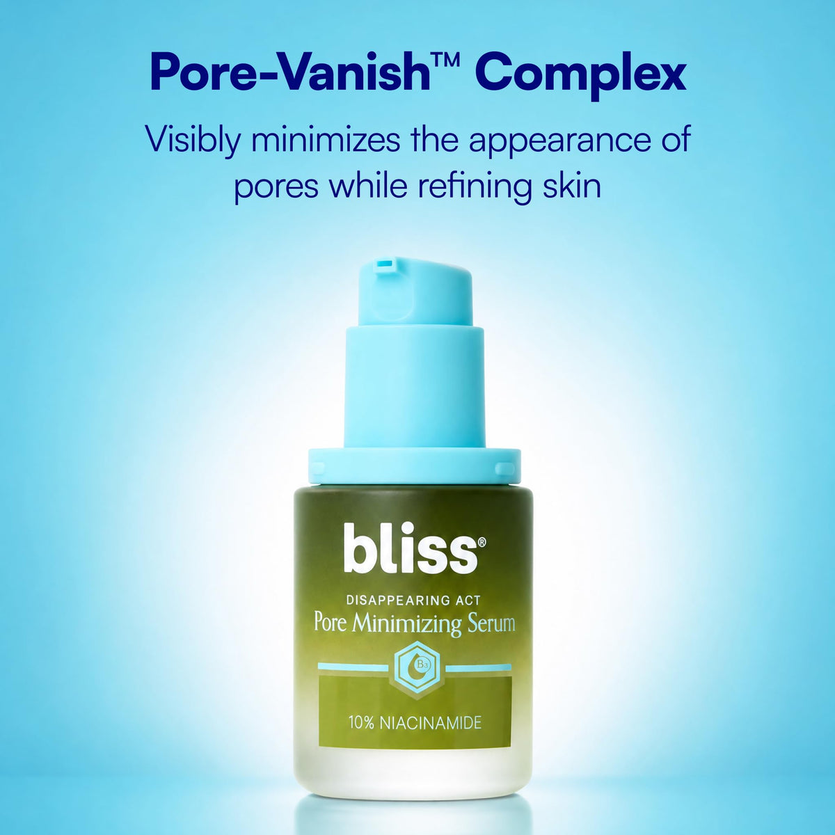 Bliss green tea ingredient display emphasizing antioxidant protection