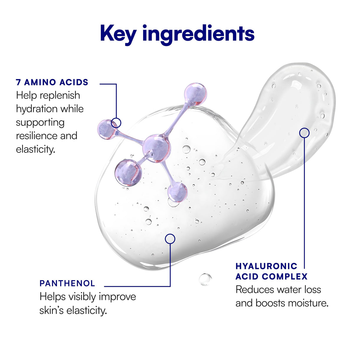 Bliss serum absorbed on skin demonstrating visible hydration benefit