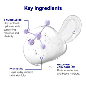Bliss serum absorbed on skin demonstrating visible hydration benefit
