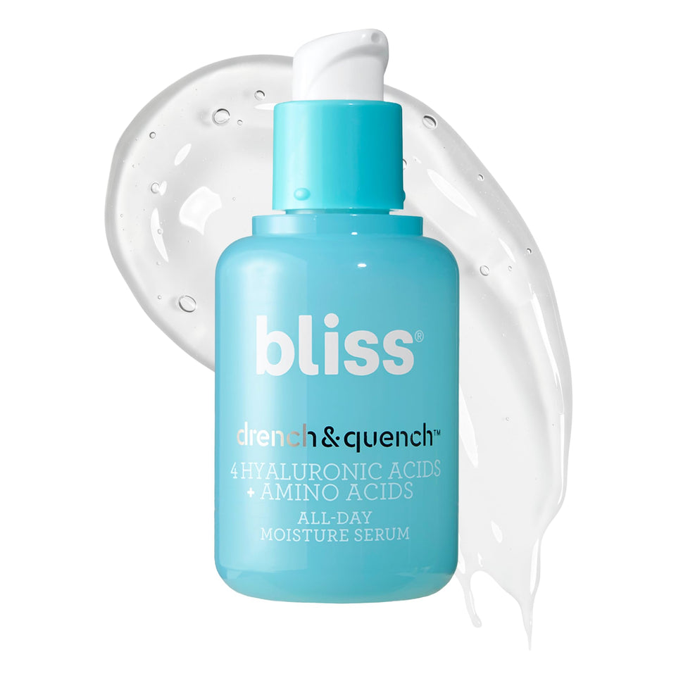 Bliss front bottle showing clean packaging and lightweight hydrating benefit