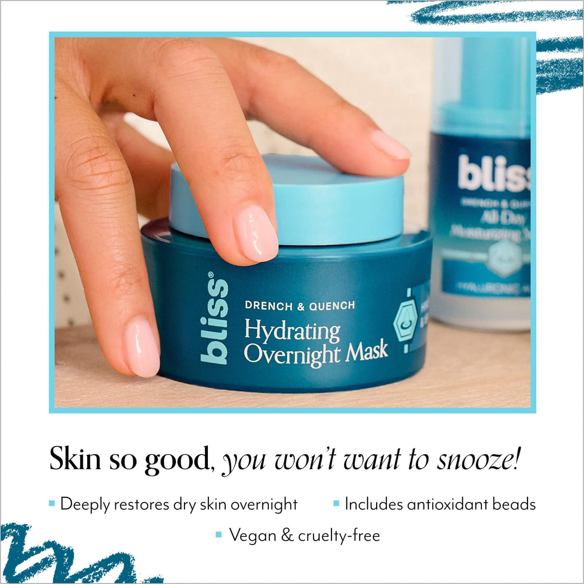Bliss jar beside coin for size showing compact travel-friendly benefit