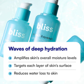 Bliss close-up of gel texture highlighting fast absorption benefit