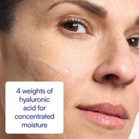 Bliss serum layered under moisturizer showing compatibility benefit