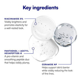 Bliss cream dotted on hand before application, demonstrating lightweight spread and absorbency