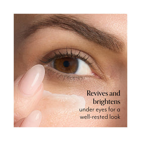 bliss eye cream texture close-up highlights creamy gel-cream and quick absorption benefit