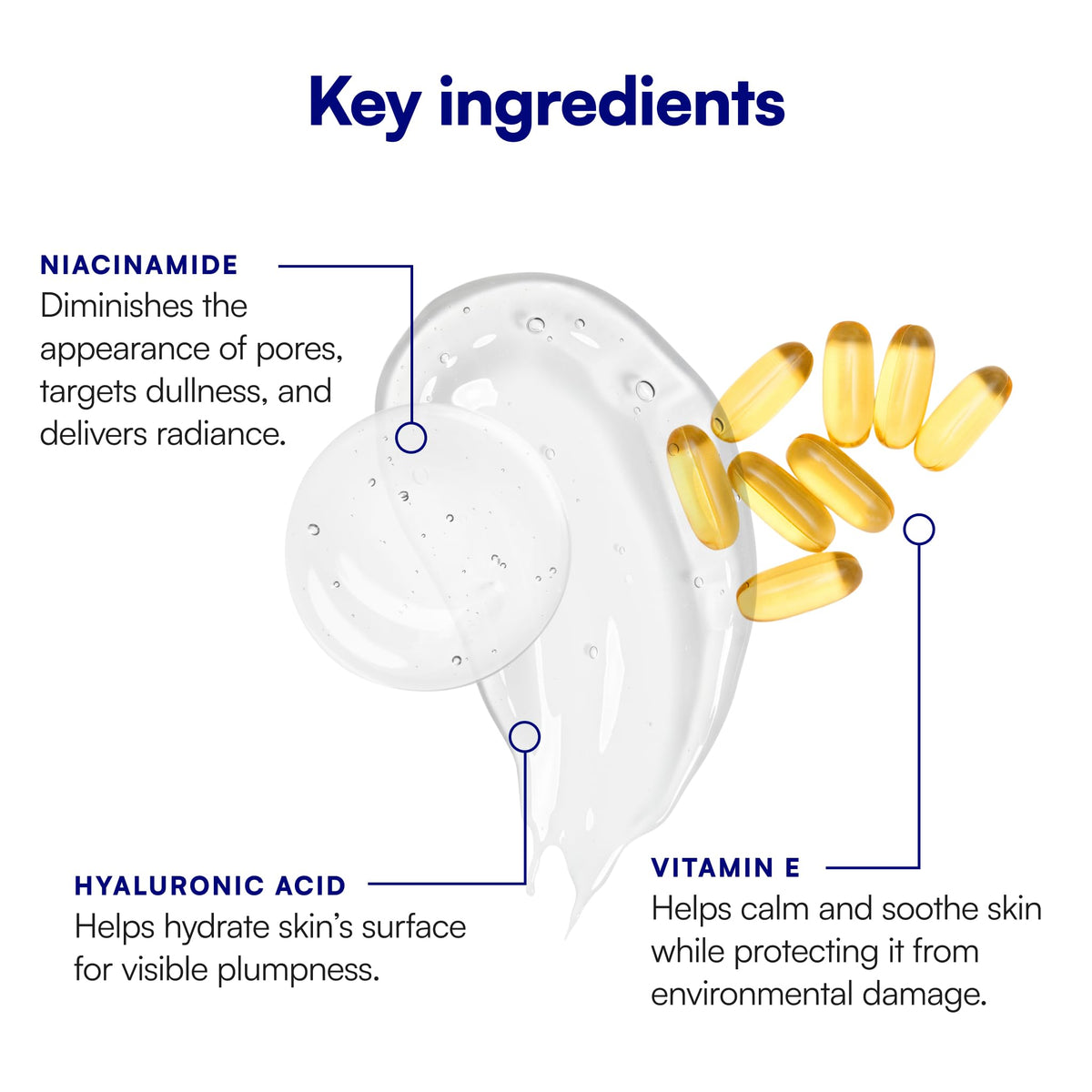 Bliss back label visible listing key ingredients and benefits