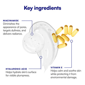 Bliss back label visible listing key ingredients and benefits