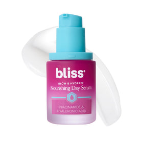 Bliss front bottle showing clean branding and glow benefits