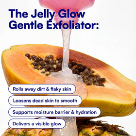 Bliss rolled beads detail showing cellulose action that lifts dead skin effectively