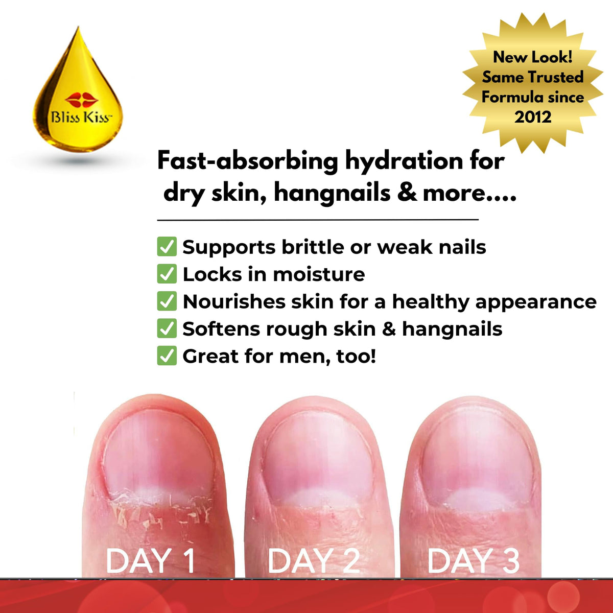 bliss kiss dropper open releasing precise oil drop for controlled application