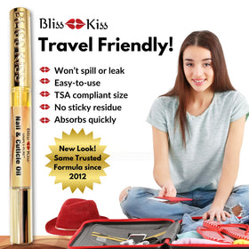 Bliss Kiss ingredient display with jojoba oil and vitamin E emphasizing clean formula