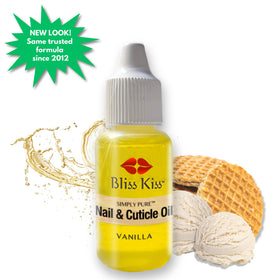 Bliss Kiss label ingredients closeup highlighting jojoba and vitamin E benefits