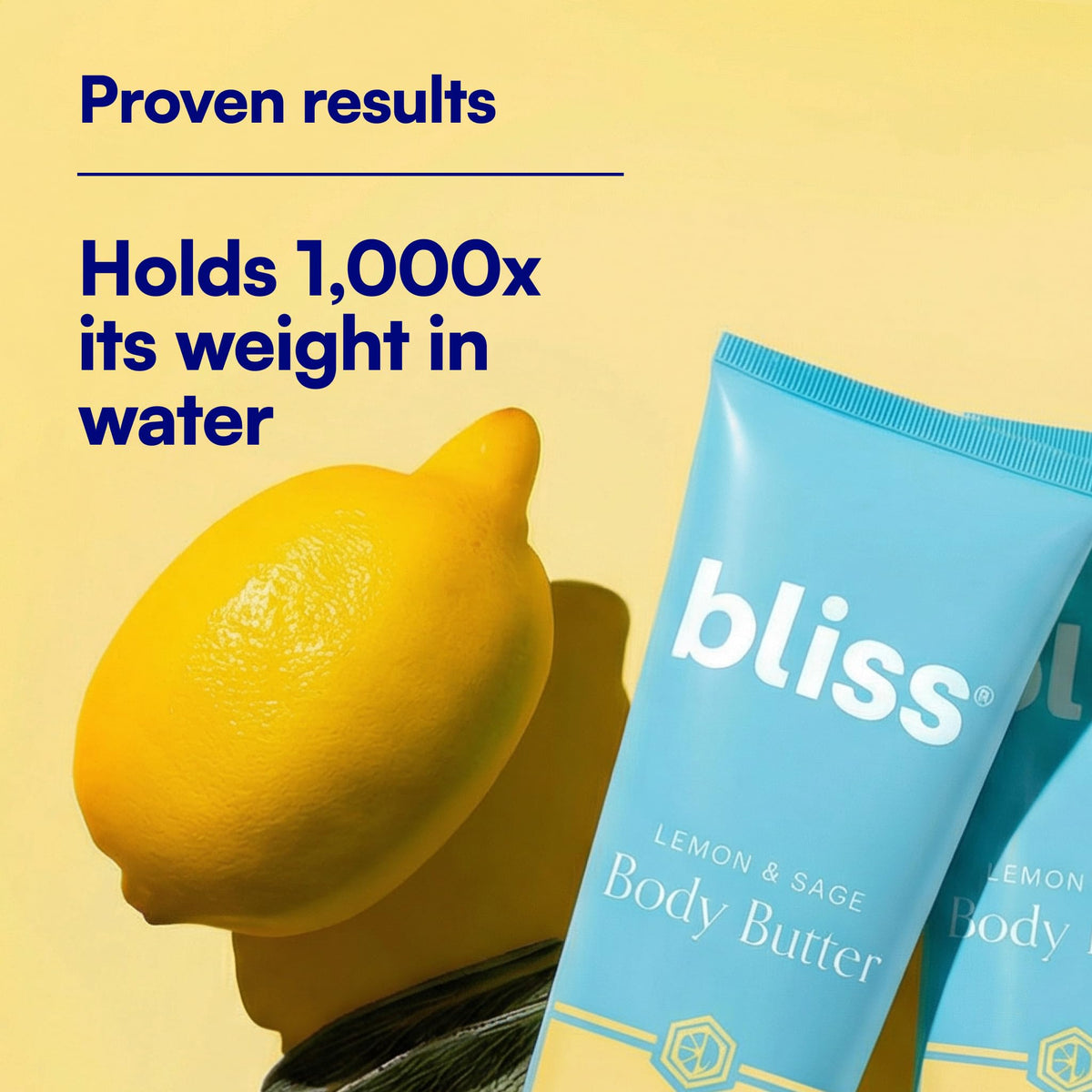 Bliss open jar showing creamy texture for deep hydration benefit