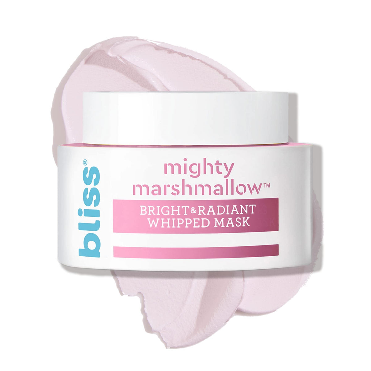 Bliss front packaging showing jar and brightening promise for quick results