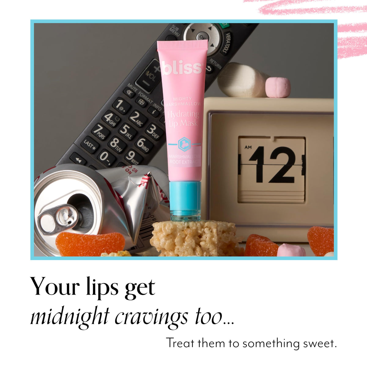 Bliss Mighty Marshmallow in a toiletry bag showing portable daily hydration