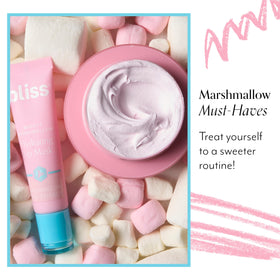 Bliss Mighty Marshmallow applied before sleep showing overnight conditioning benefit