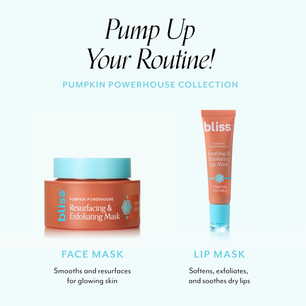 Bliss before and after texture comparison showing smoother complexion benefit