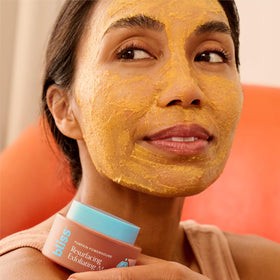 Bliss product label close-up revealing active ingredients and clean formula
